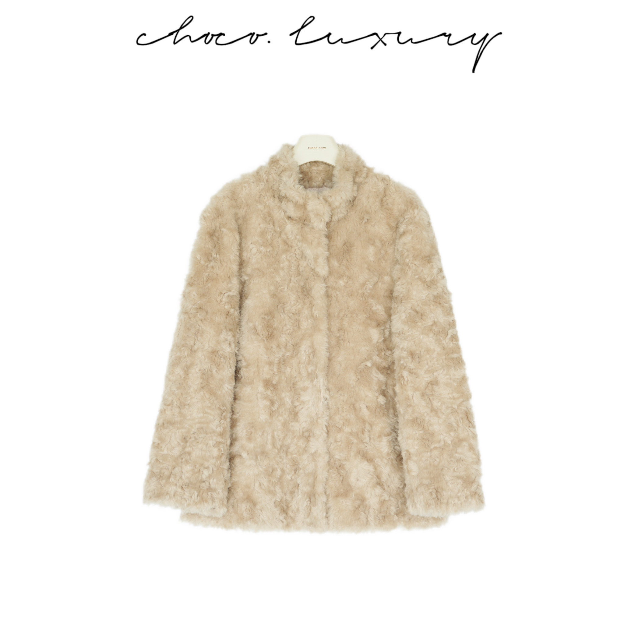 CHOCO【漫步华尔街】轻奢高定系 皮毛一体外套 C1396