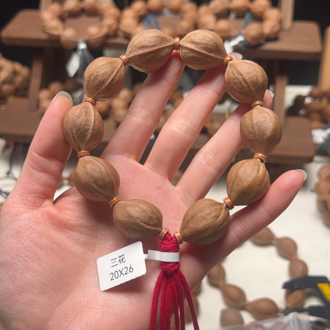 春***阳手串/手链橄榄核20.26梅林铁核