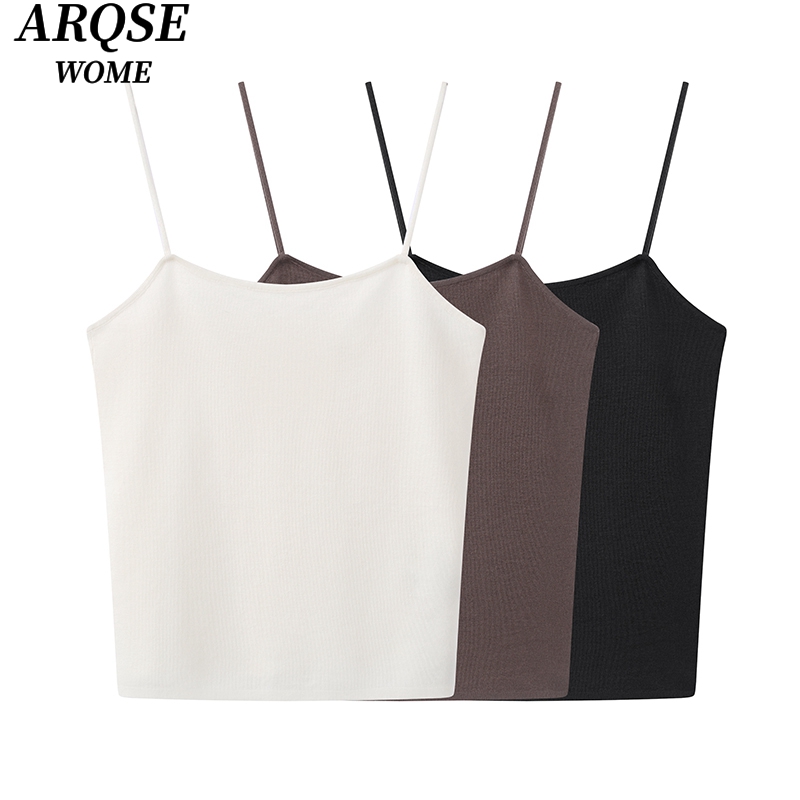 艾家商场同款2025春夏季新款休闲打底针织吊带背心女8110