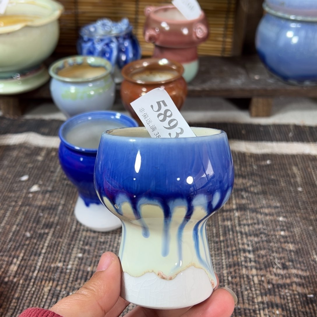 红陶景德镇手工花盆