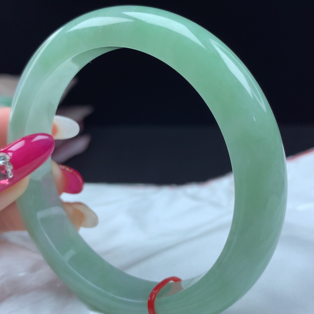 未镶嵌手镯翡翠96044，62圈