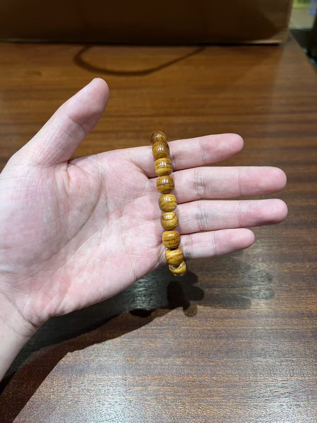 黄花手链手串1.0佛珠手串