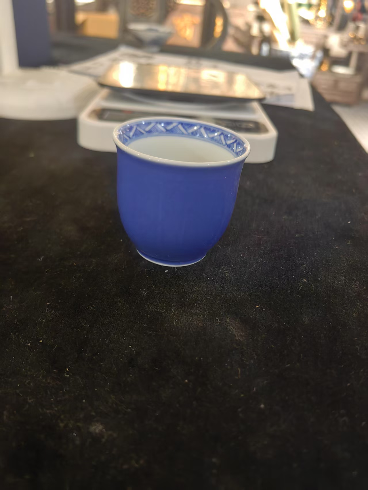 c024（代拍链接）青花斗笠杯