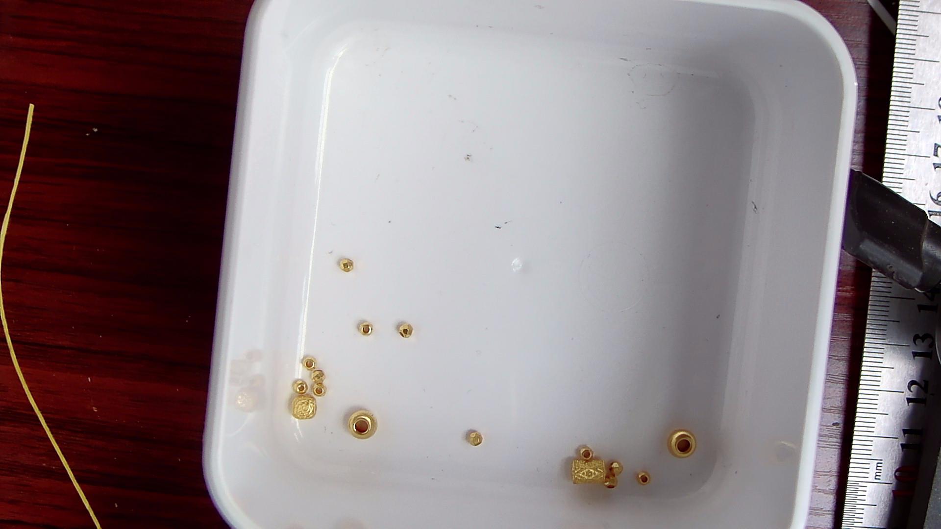 黄金足金小金 豆 