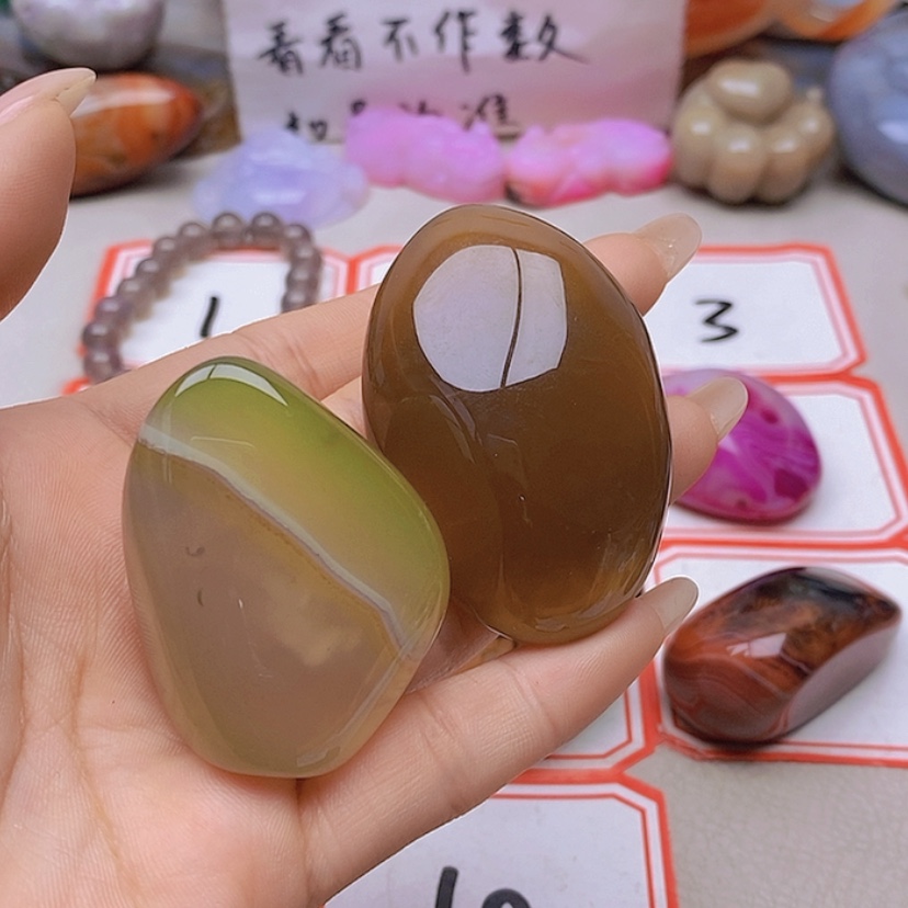 【闪购商品】未镶嵌玛瑙/玉髓珠宝半成品焚****夏