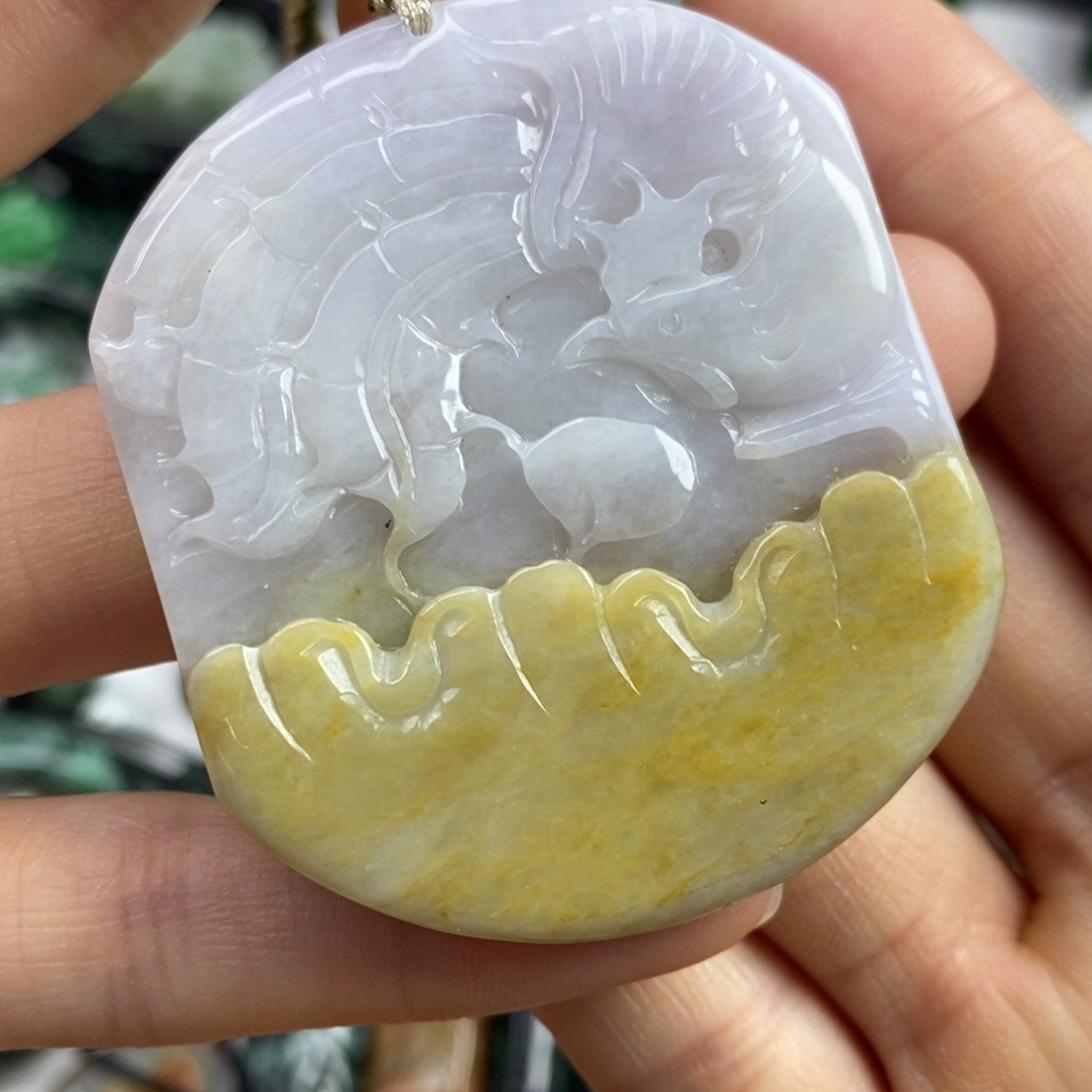 翡翠颈饰未镶嵌吊坠