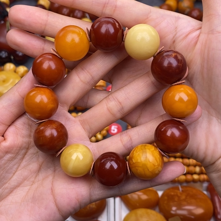 琥珀未镶嵌裸石蜜蜡M