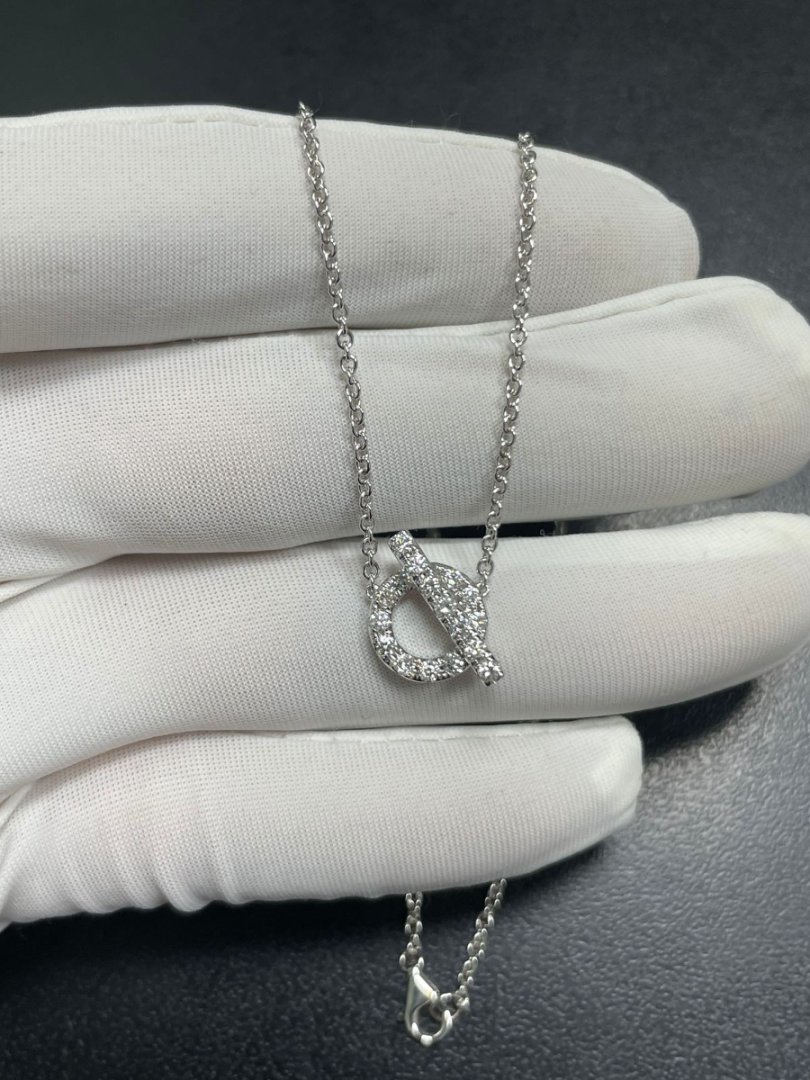 【CHERISH】18k 小Q天然钻石项链（多样性发其一）