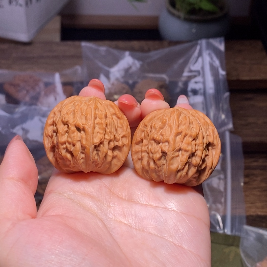吊坠文玩核桃全品37房山石子磨1758