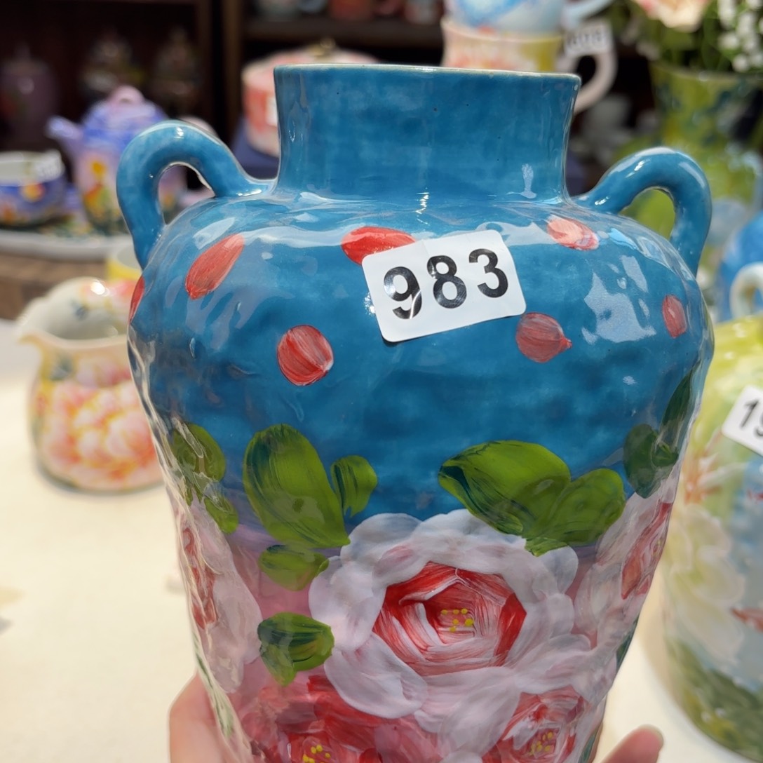 景德镇手绘高温釉下彩陶瓷茶具