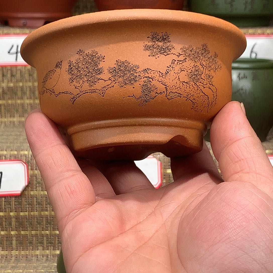 紫砂花盆紫砂的颜色