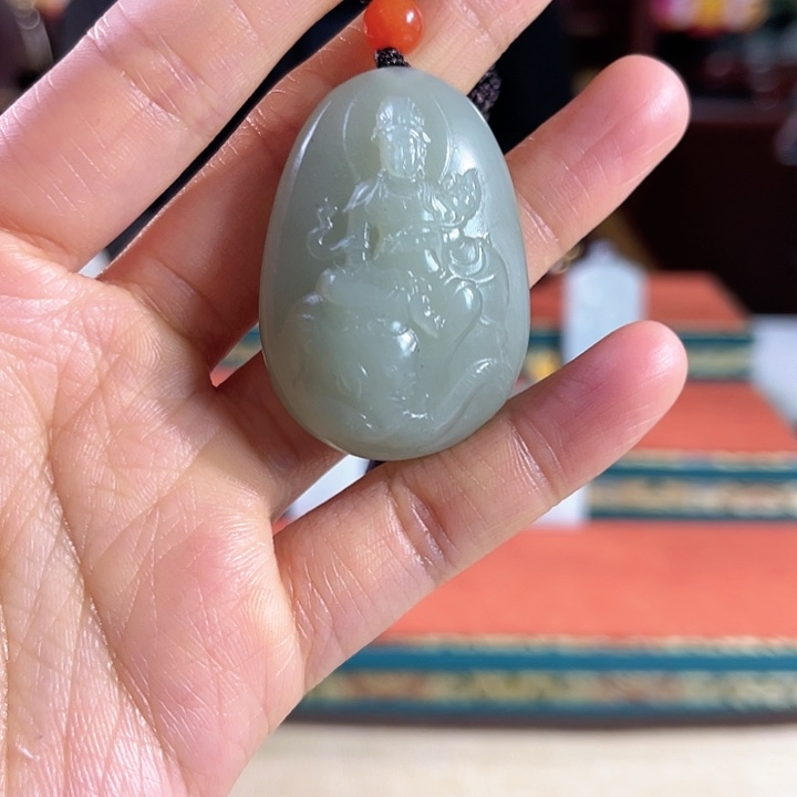 和田玉吊坠未镶嵌