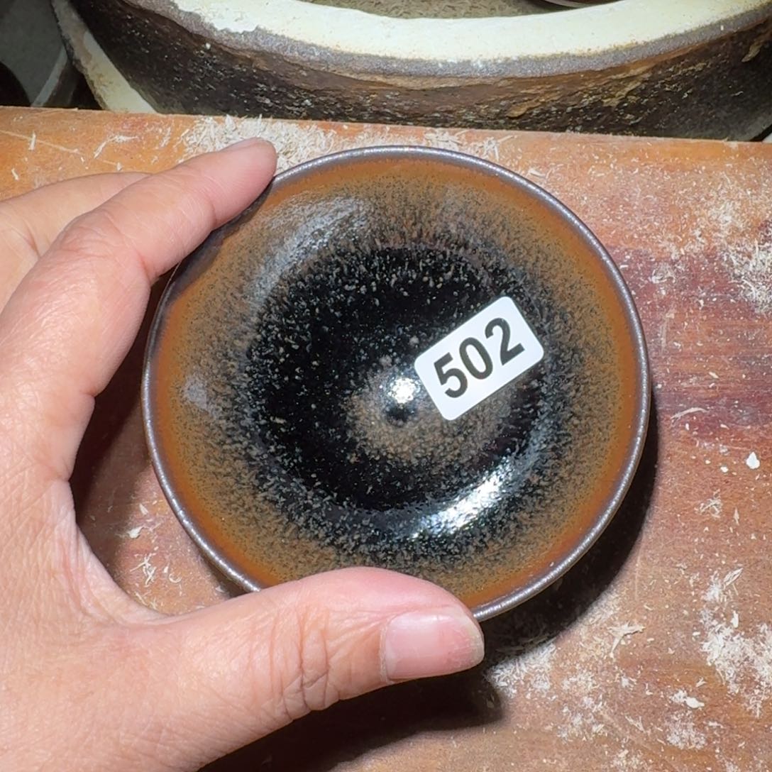 小雨茶盏，手工柴烧，