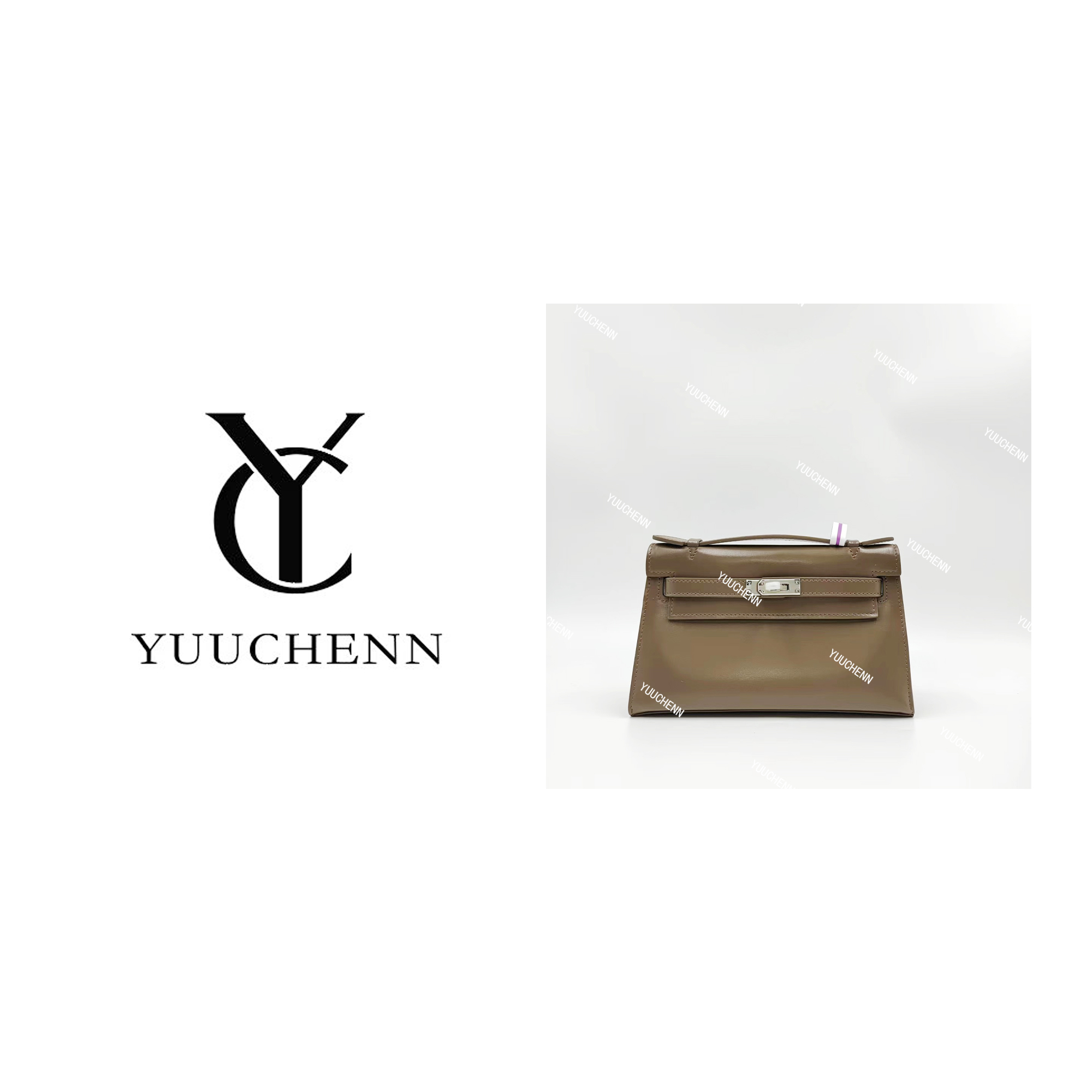 YUUCHENN22cm原创设计高定真皮包 HH2604