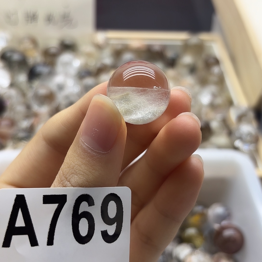 话***宝珠宝半成品水晶未镶嵌769