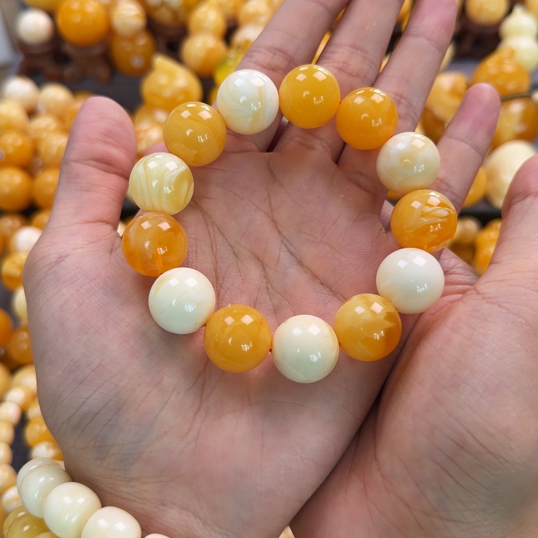 琥珀未镶嵌珠宝奇石17mm