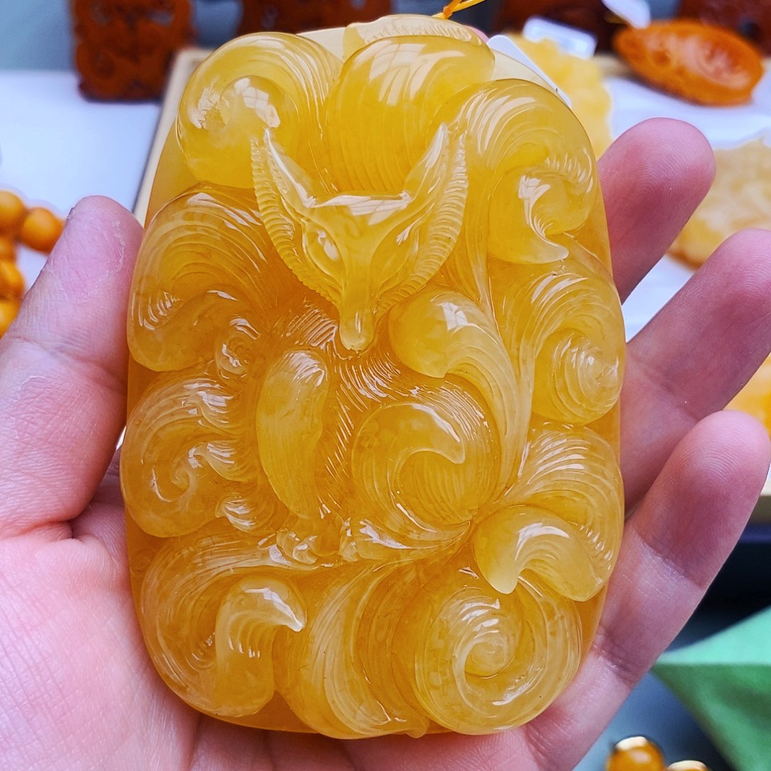 蜜蜡颈饰未镶嵌天然保真假一赔十26