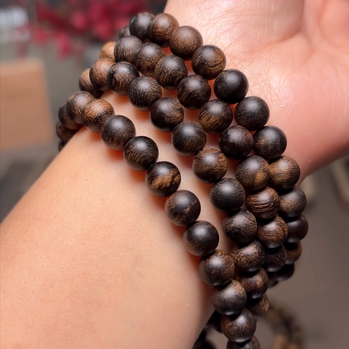 沉香手串越南芽庄帝王紫棋楠0.6✖️108