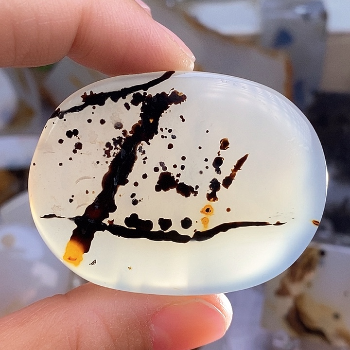 玛瑙/玉髓颈饰足银镀金镶嵌