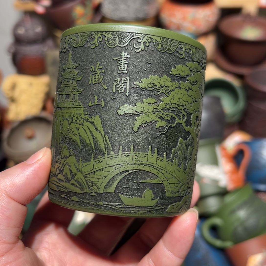 紫砂茶杯宜兴紫砂主人杯