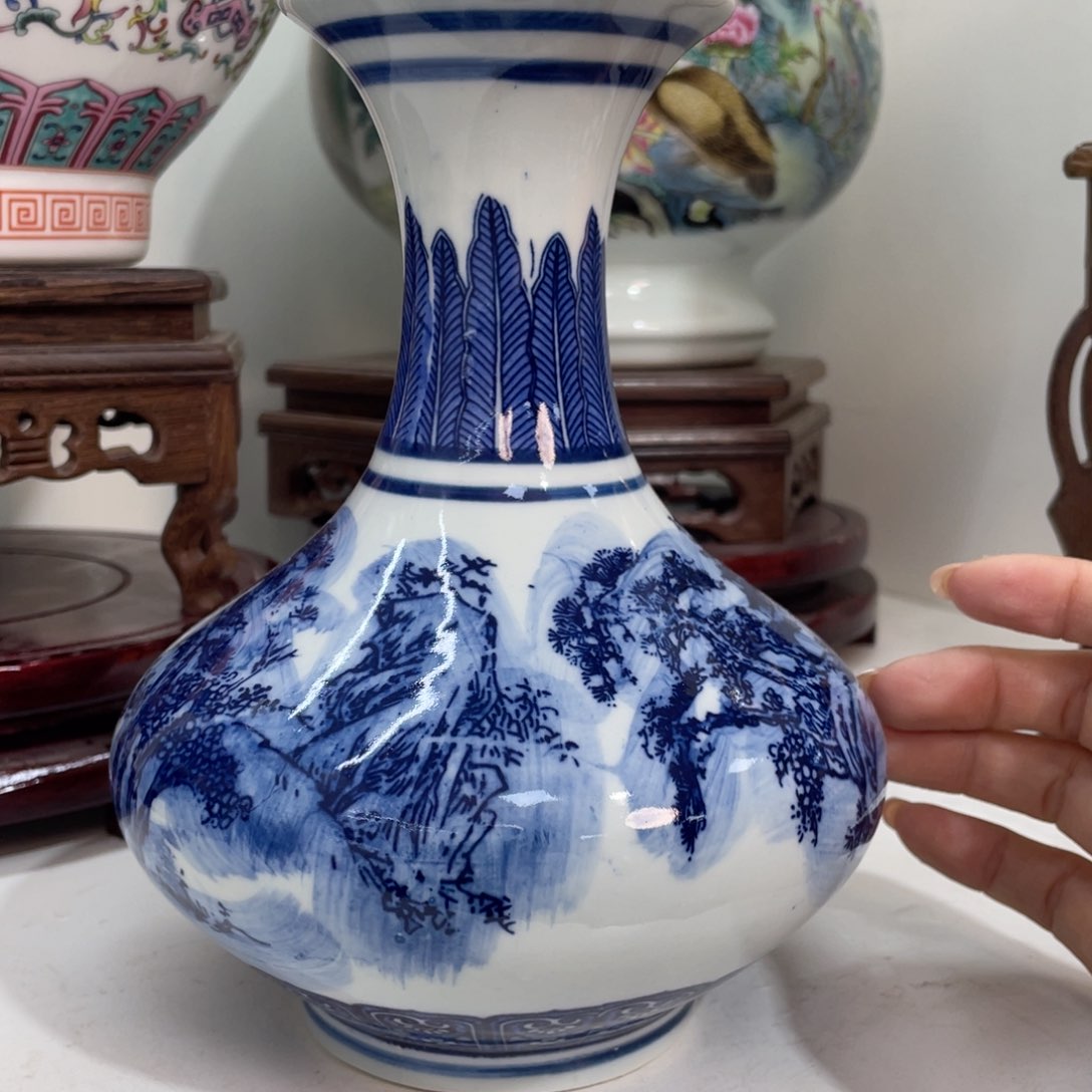 摆件景德镇陶瓷现代工艺品摆件微瑕