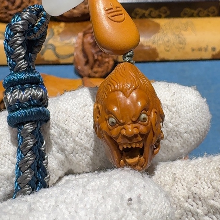 橄榄核手串/手链化****花核雕艺术