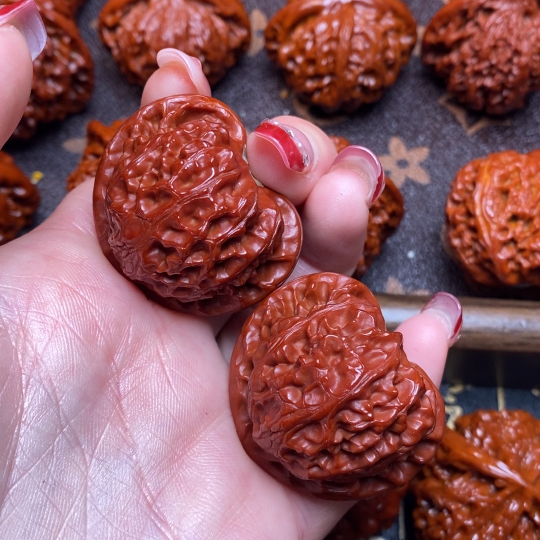 白***石吊坠文玩核桃宫灯白石