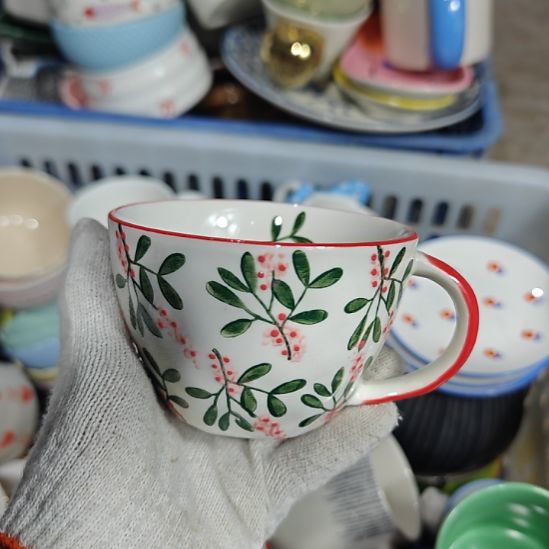 瓷杯子陶瓷餐具杯碗盘微瑕介意慎拍