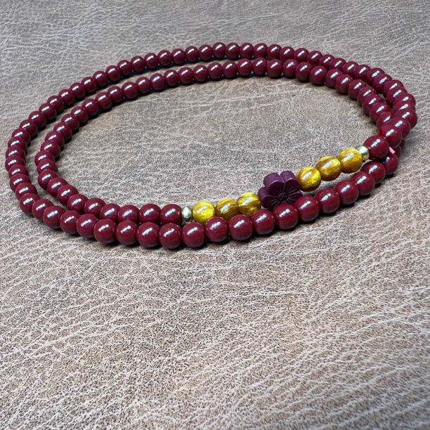 天然辰砂AS 071精品手串（无礼盒）