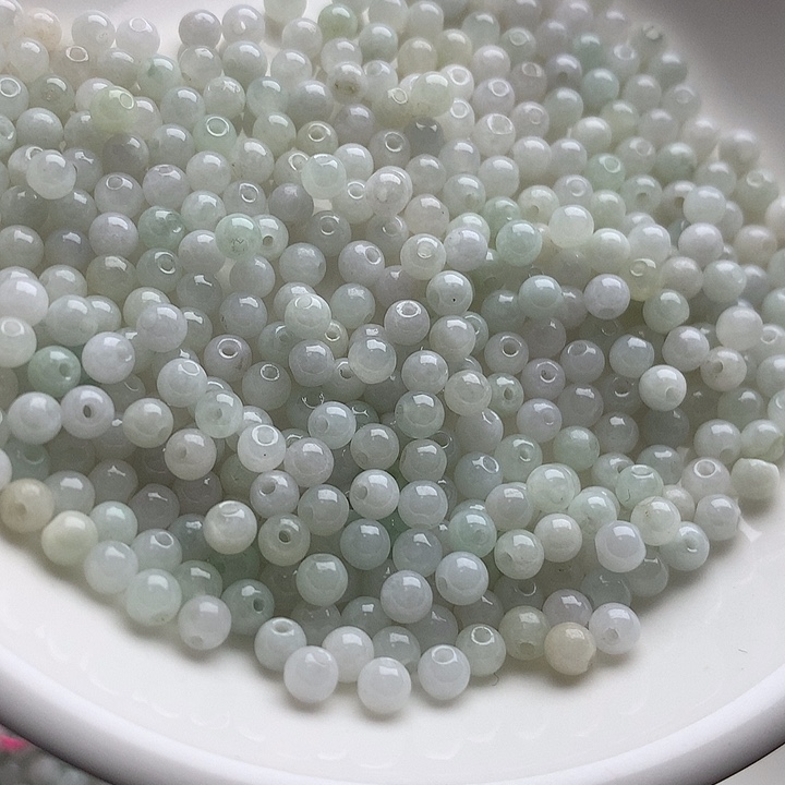 翡翠散珠卡3.7小米珠200颗