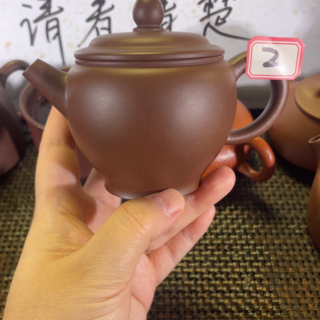 茶壶紫砂高灯紫泥