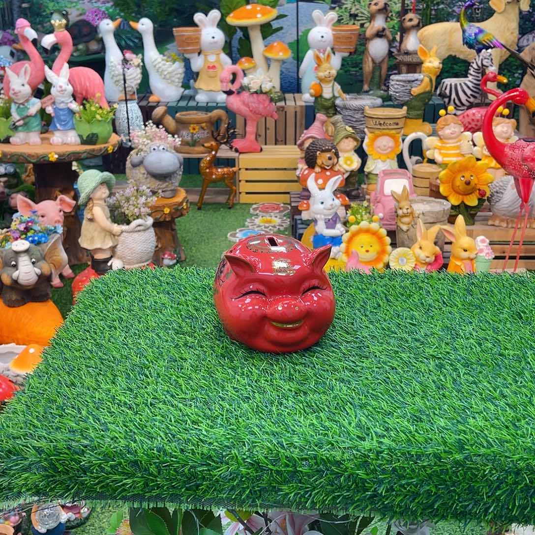 红陶花园庭院摆件