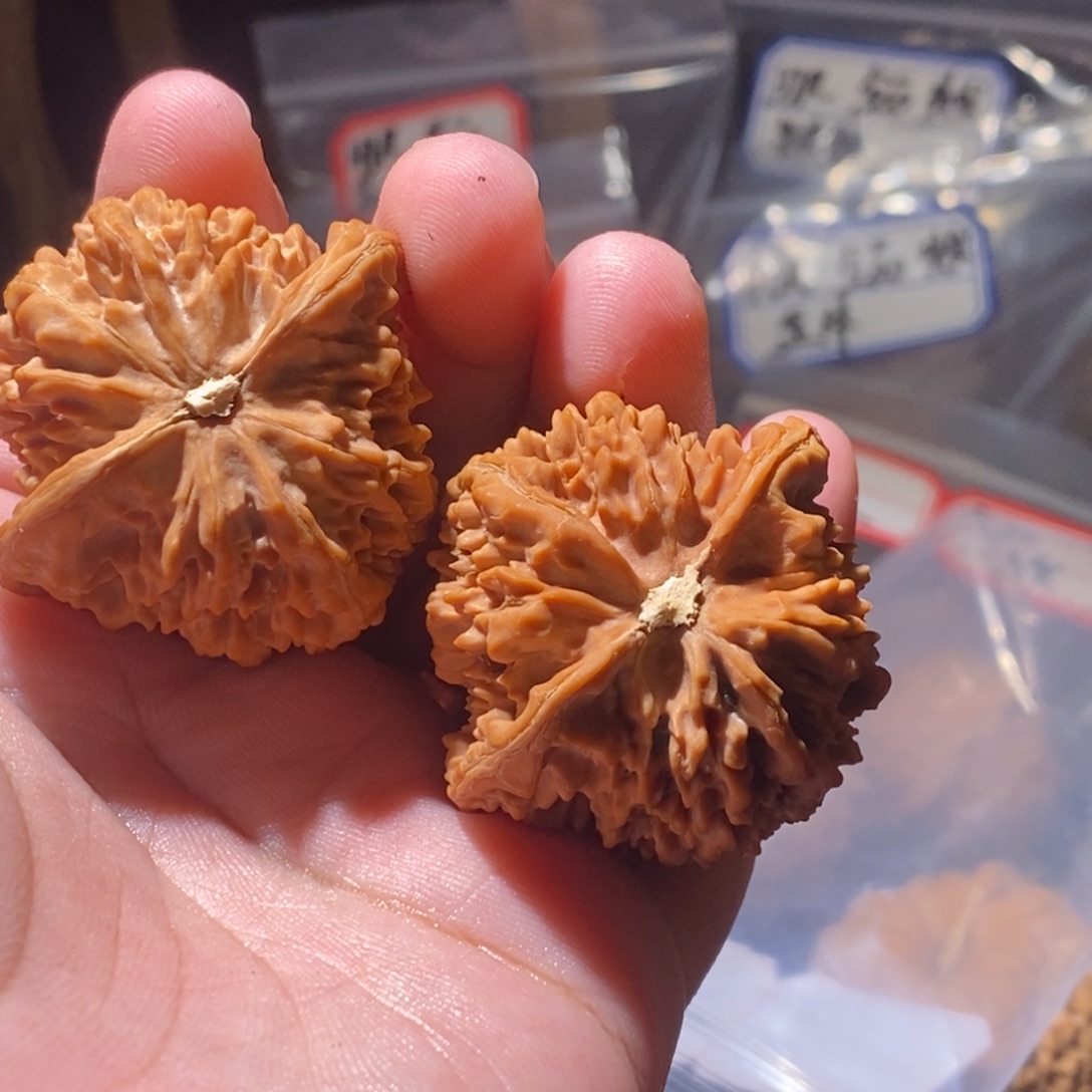 你***震文玩核桃吊坠43全品满天星