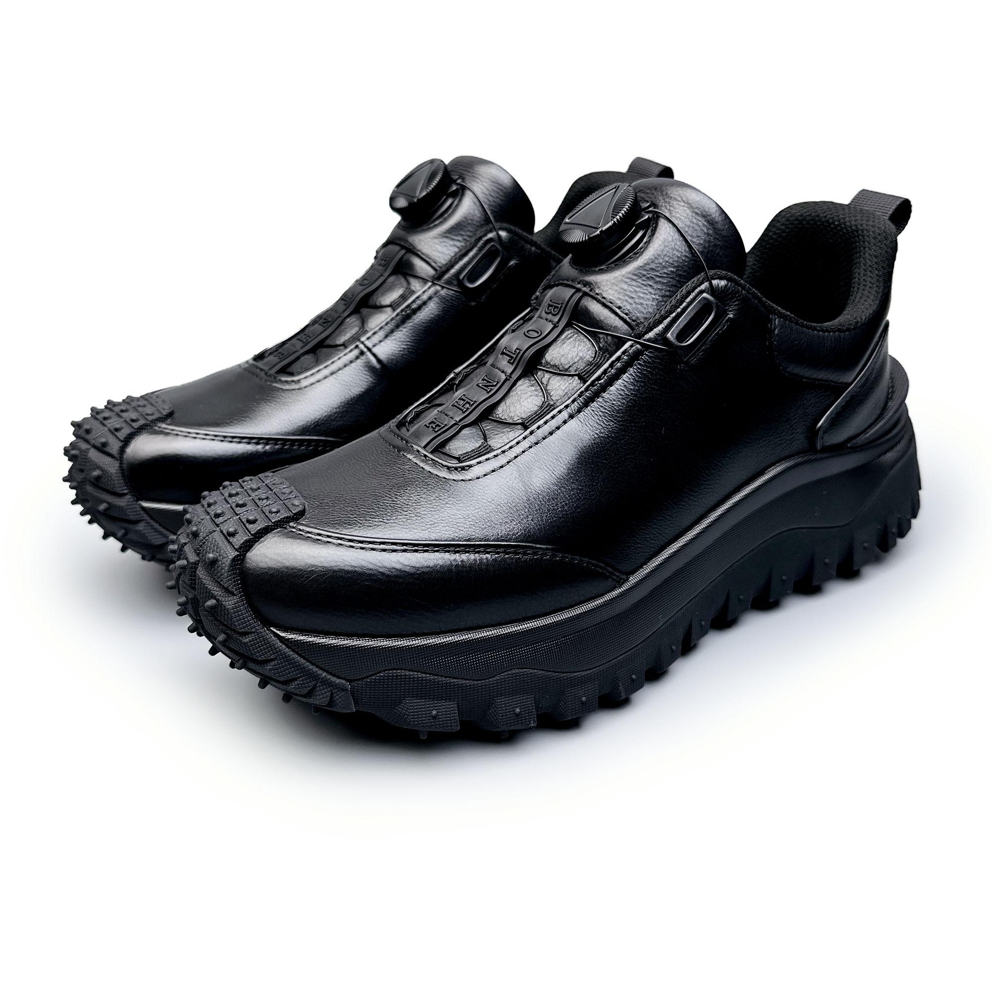 BIEUBRAYR/【有单有棉】胎牛皮旋转扣休闲商务时尚百搭男鞋舒适