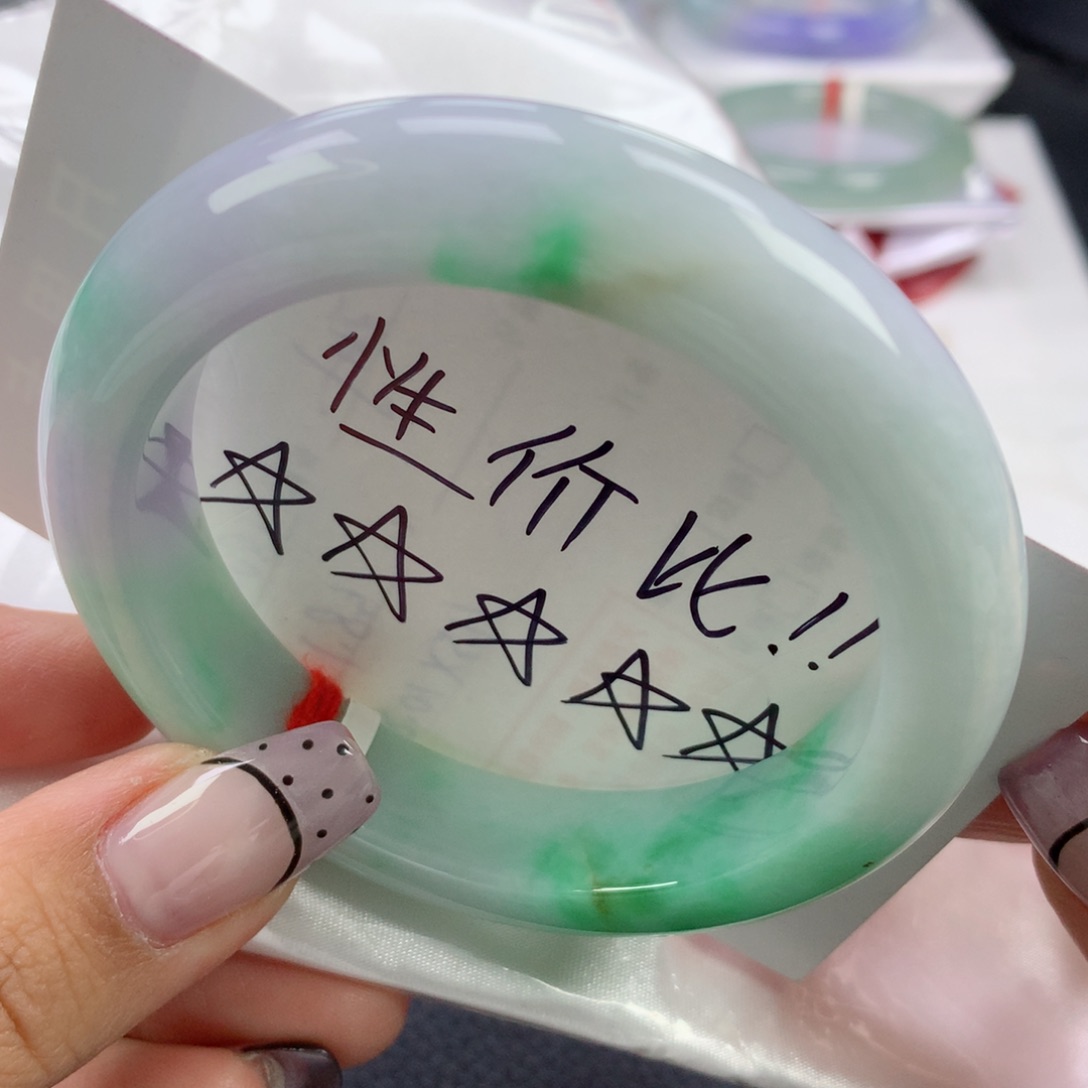 翡翠手镯未镶嵌55正