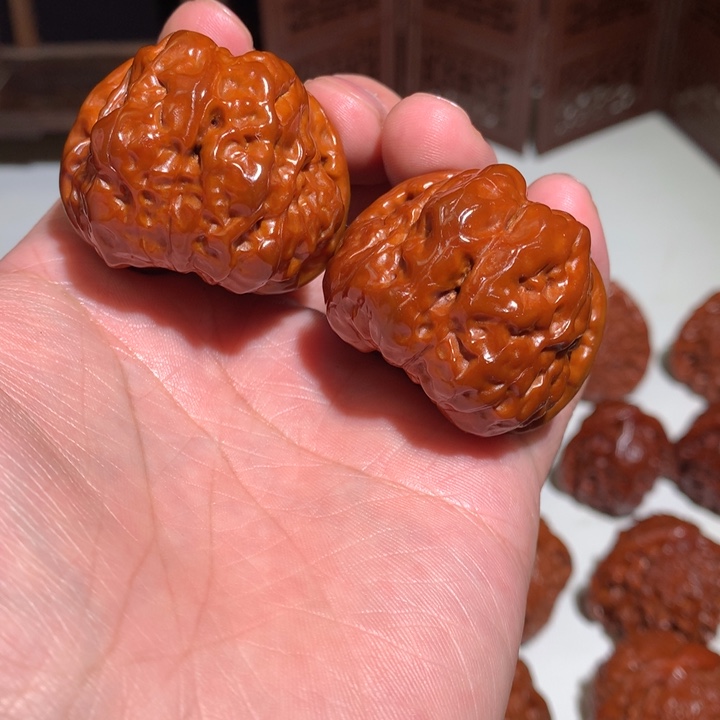 文玩核桃把件蛤蟆头9