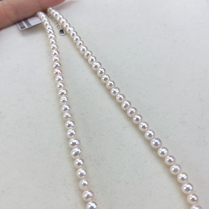 淡水珍珠颈饰未镶嵌5-6炫彩