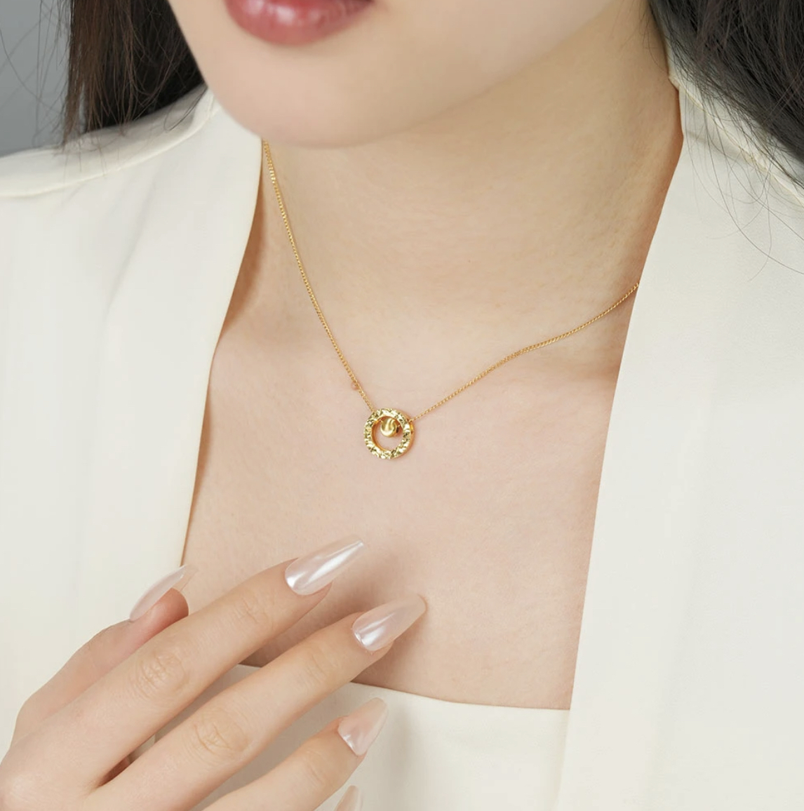 合金项链 时来运转 手工铸造 轻奢百搭