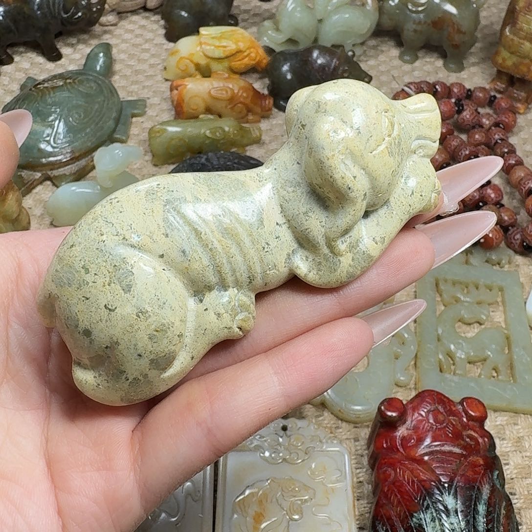 白玉菩提吊坠挂件