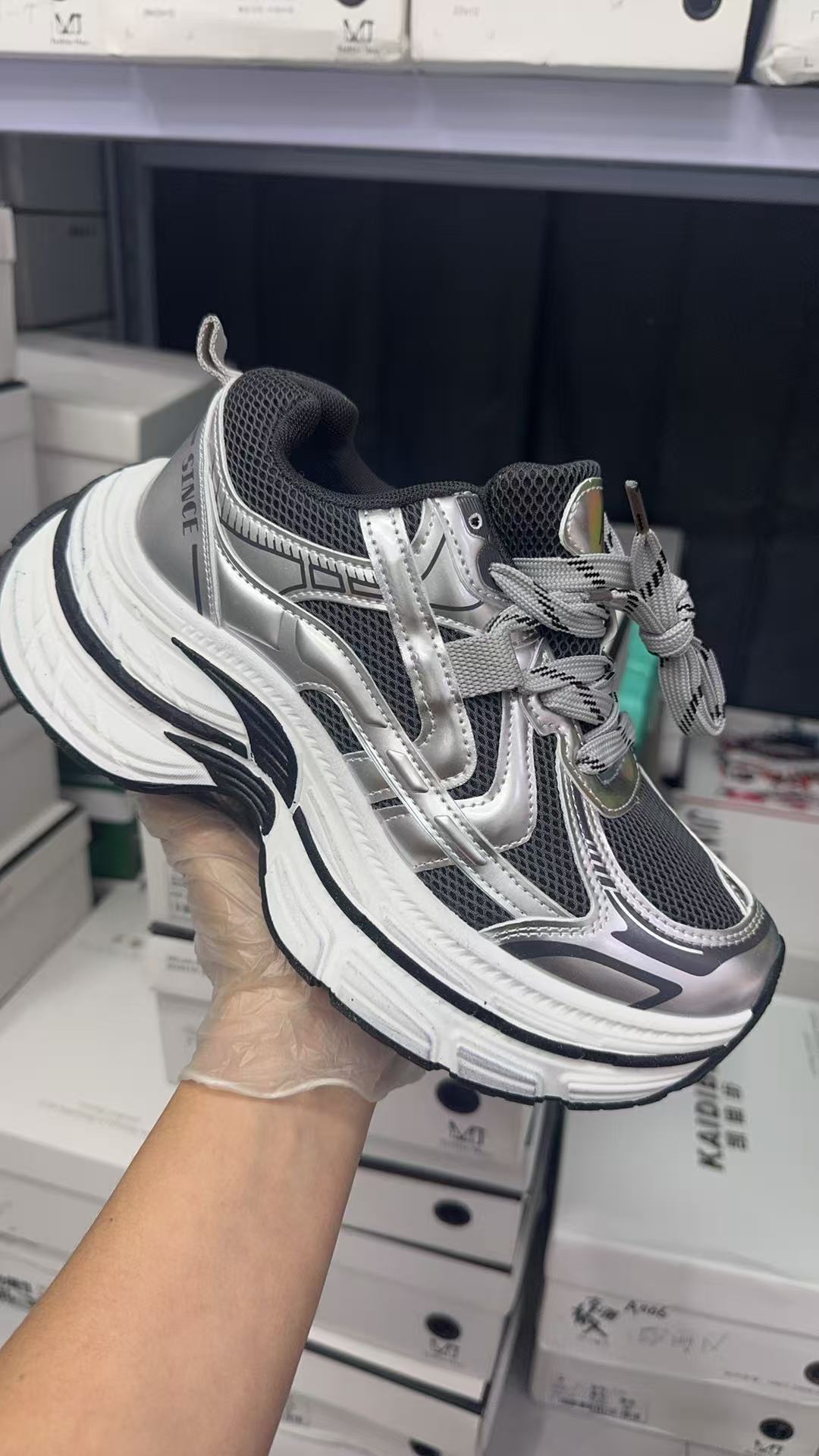 A136女鞋老爹鞋双包臀