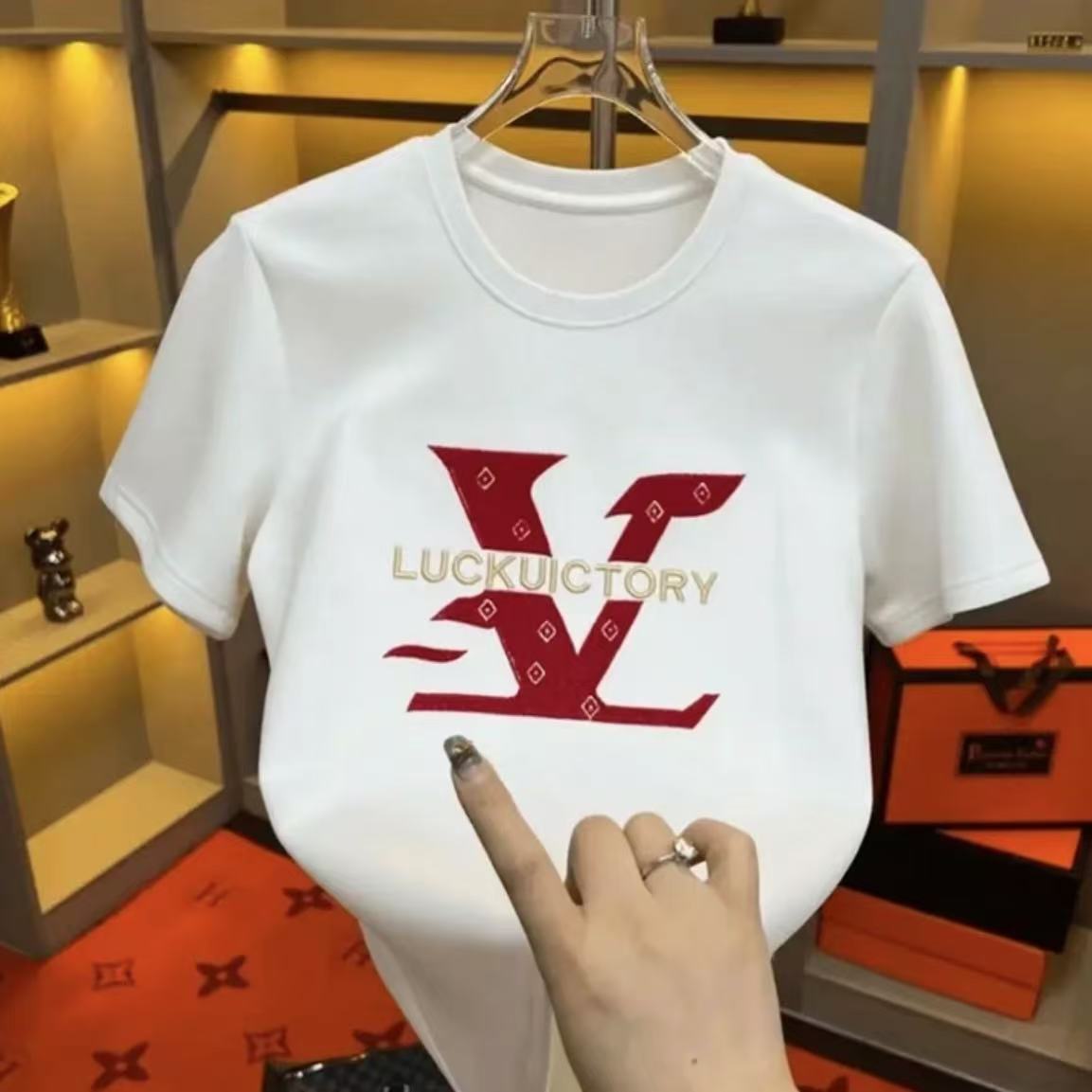 25年男士款夏季T恤纯棉百搭情侣男女同款休闲圆领短袖上衣