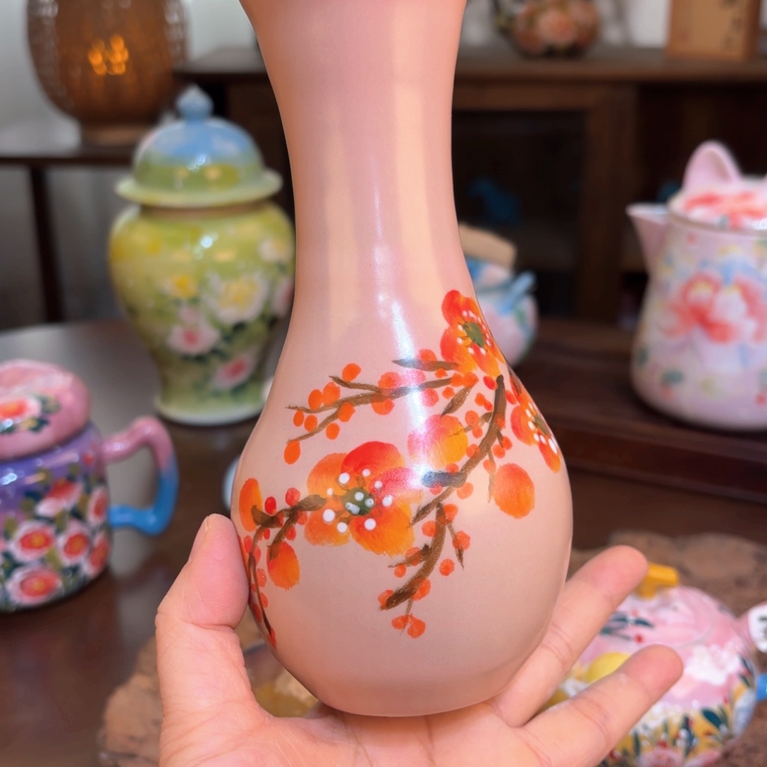 景德镇手绘高温釉下彩陶瓷茶具