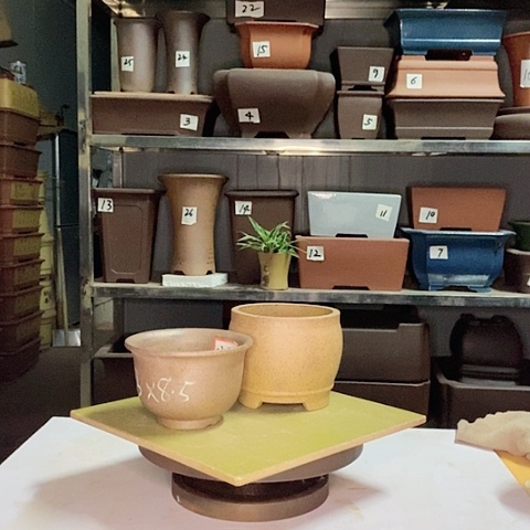 红陶宜兴紫砂花盆