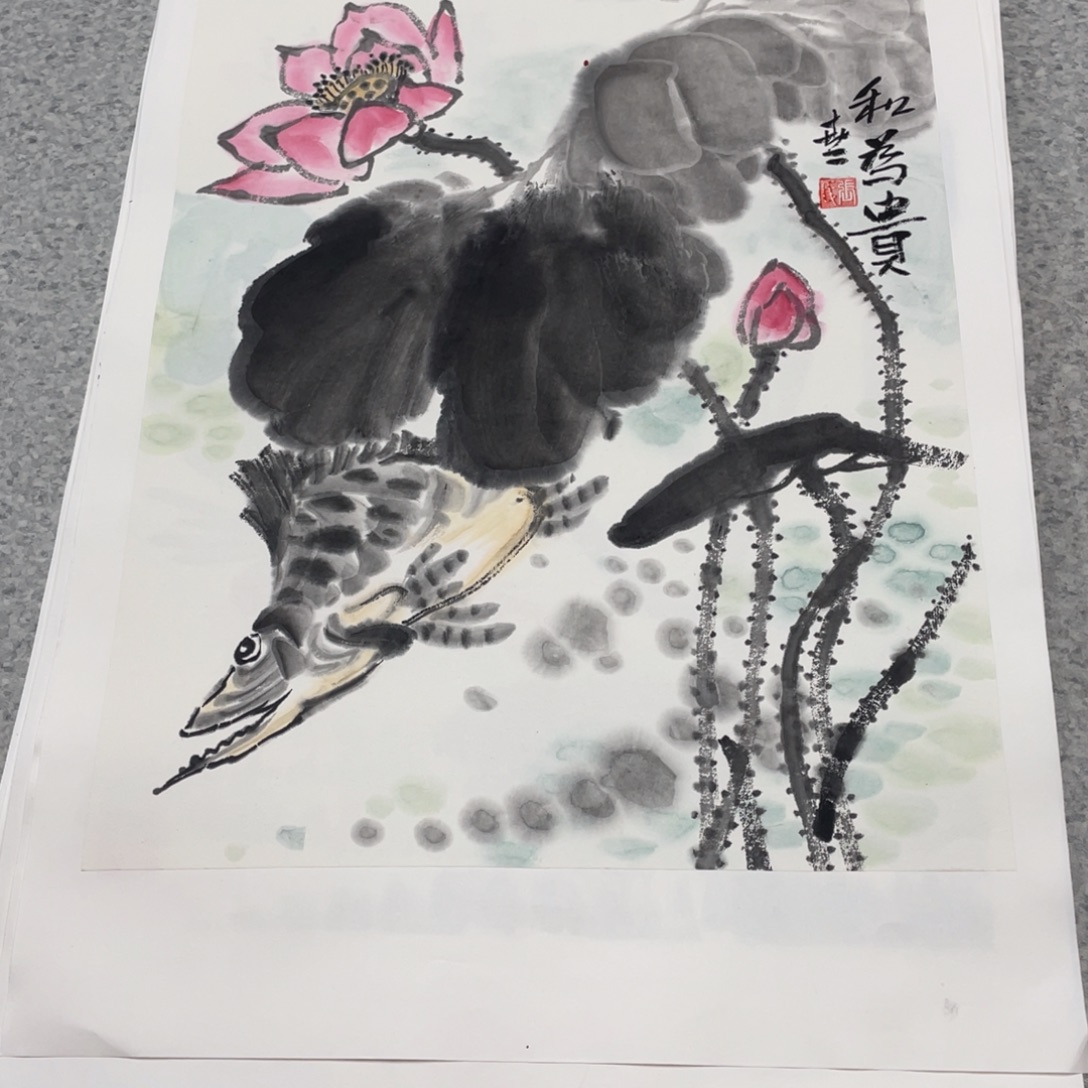 国画1.4平尺国画作品