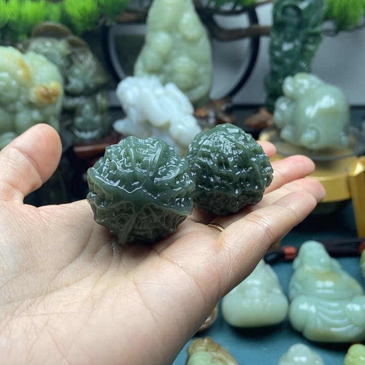 和田玉把件未镶嵌柚*迪