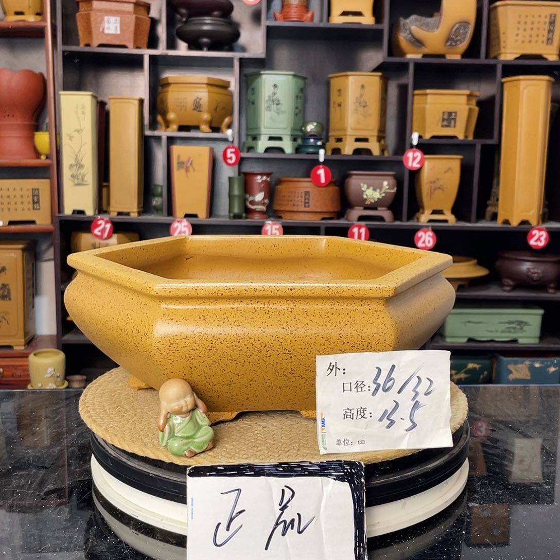 D-盆尚好紫砂花盆