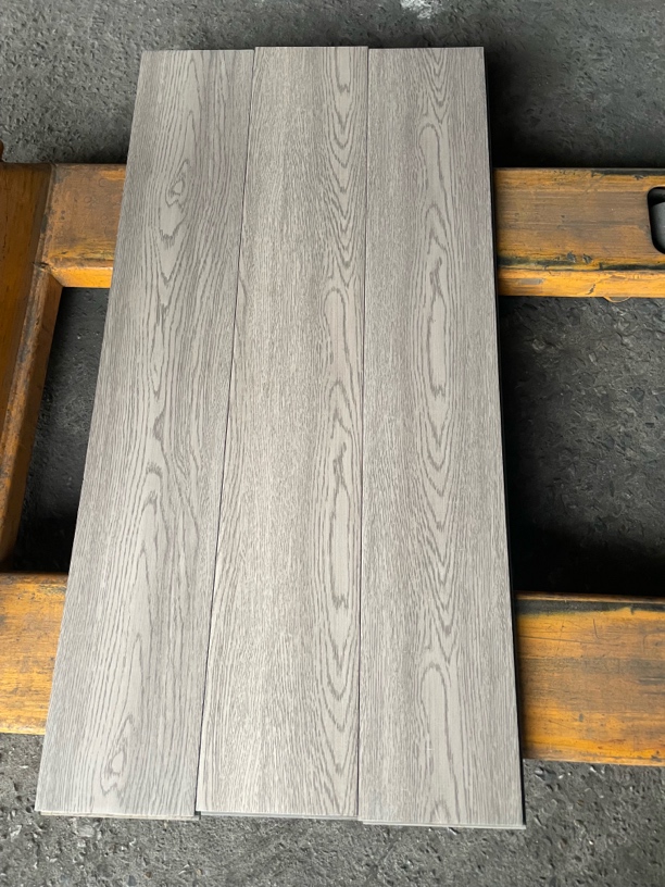 纯实木橡木纹实木地板尾货处理莫兰迪灰宽板