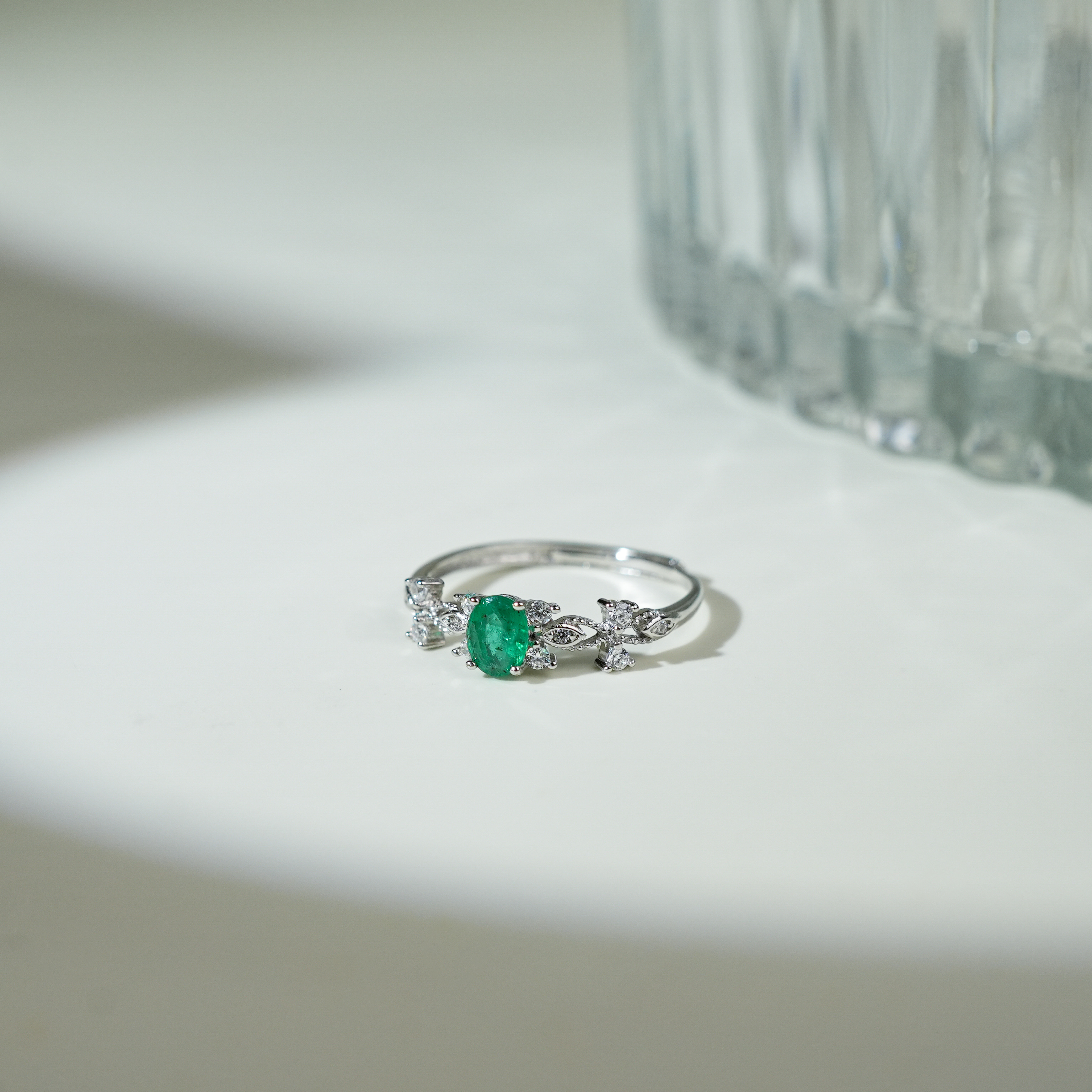 【一菲臻选】祖母绿戒指-YZ127|BZM1