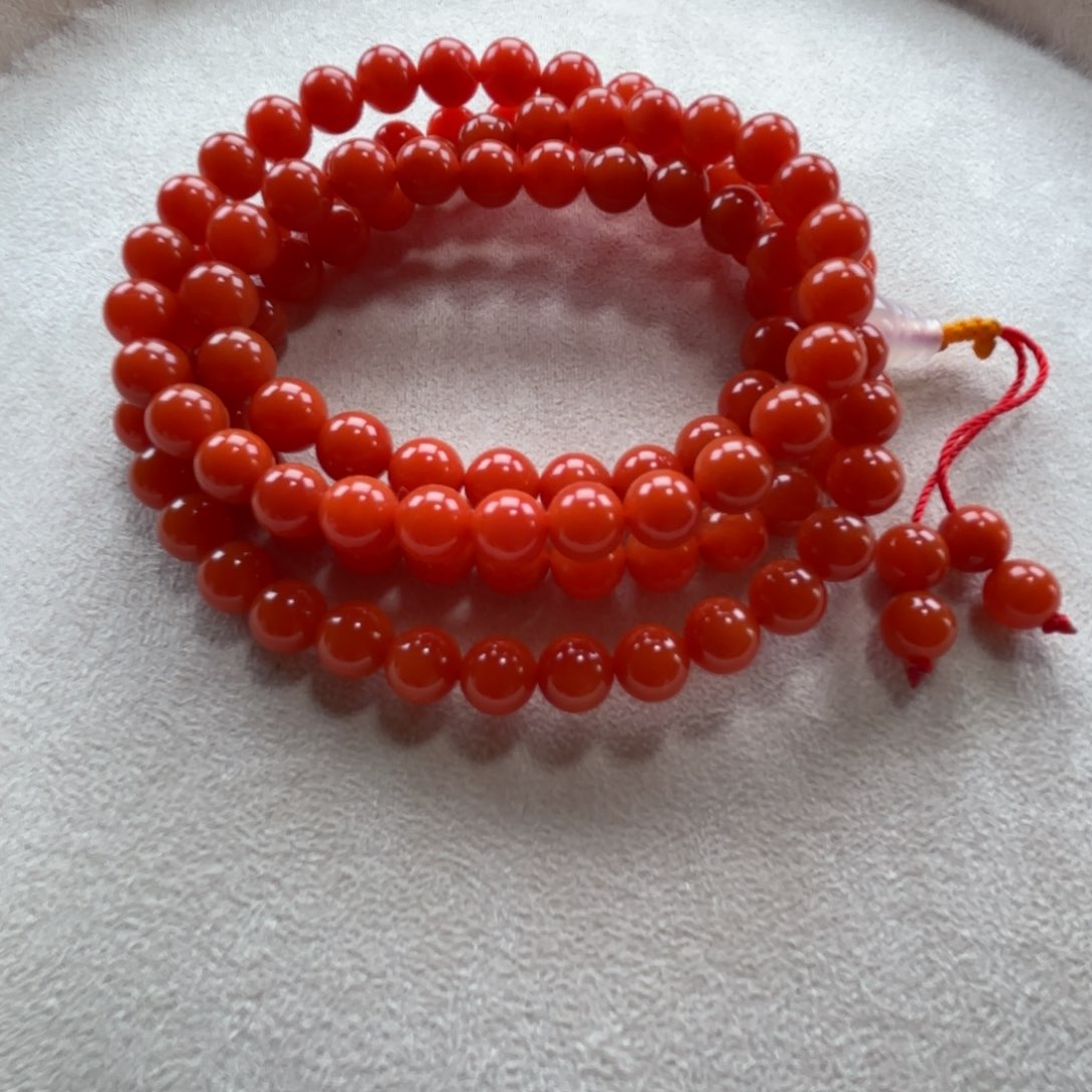 南红玛瑙8➕多圈未镶嵌