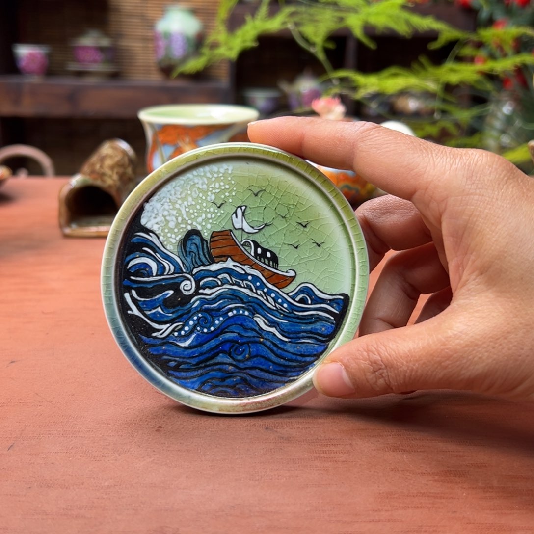 瓷片景德镇刘道标老师